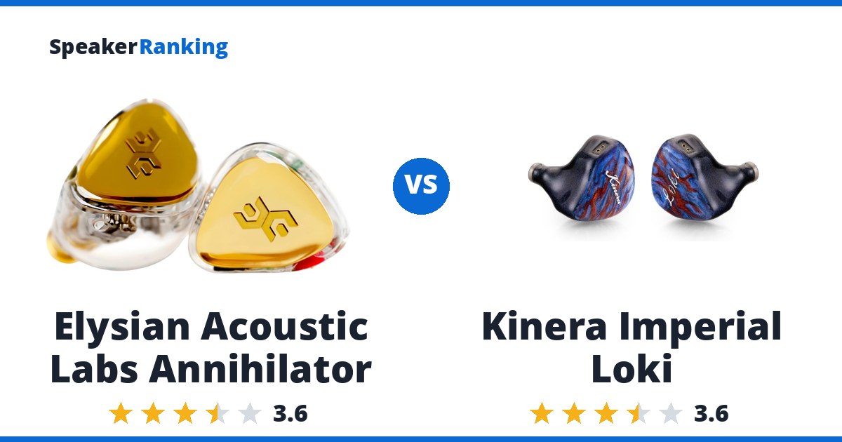 Elysian Acoustic Labs Annihilator vs Kinera Imperial Loki