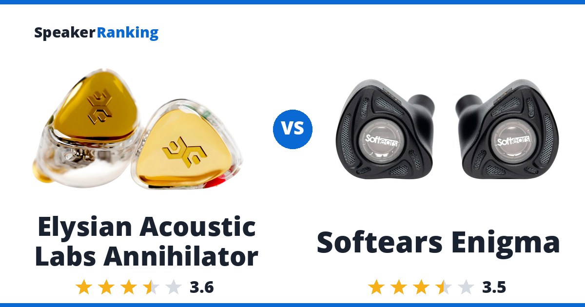 Elysian Acoustic Labs Annihilator vs Softears Enigma