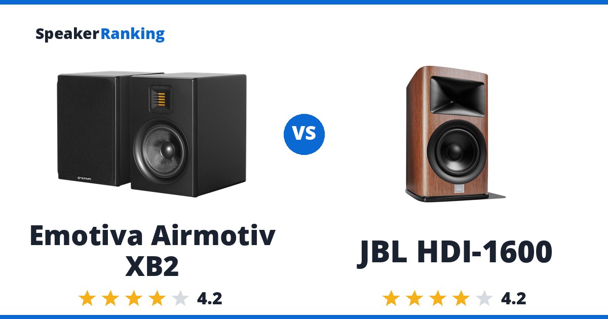 Emotiva Airmotiv XB2 vs JBL HDI-1600
