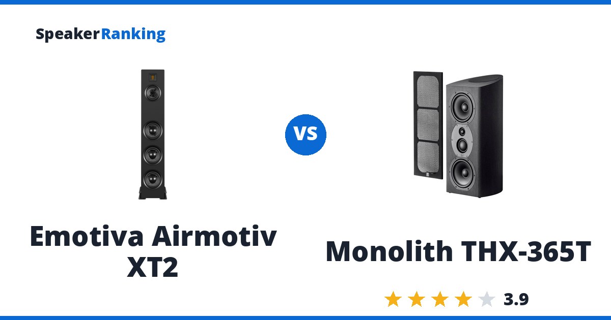 Emotiva Airmotiv XT2 vs Monolith THX-365T