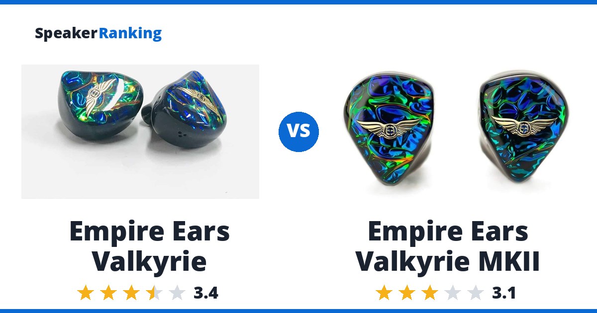 Empire Ears Valkyrie vs Empire Ears Valkyrie MKII