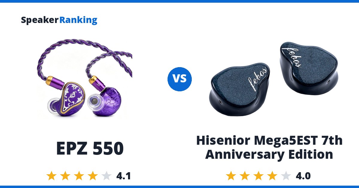EPZ 550 vs Hisenior Mega5EST 7th Anniversary Edition