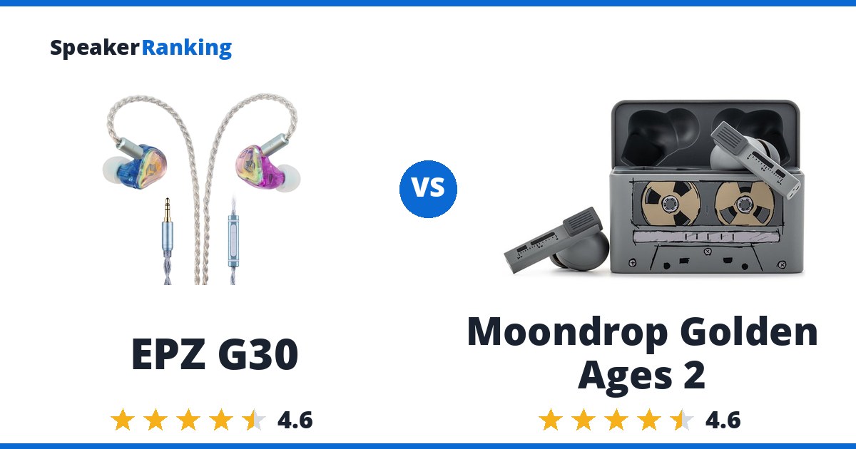 EPZ G30 vs Moondrop Golden Ages 2