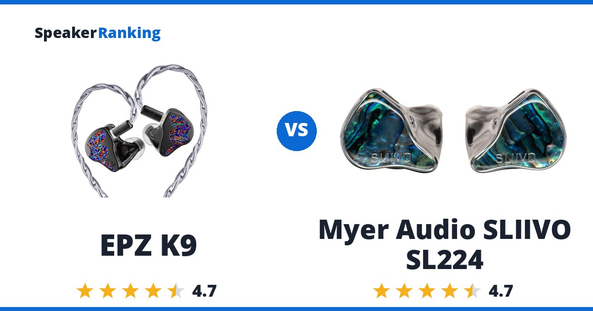EPZ K9 vs Myer Audio SLIIVO SL224