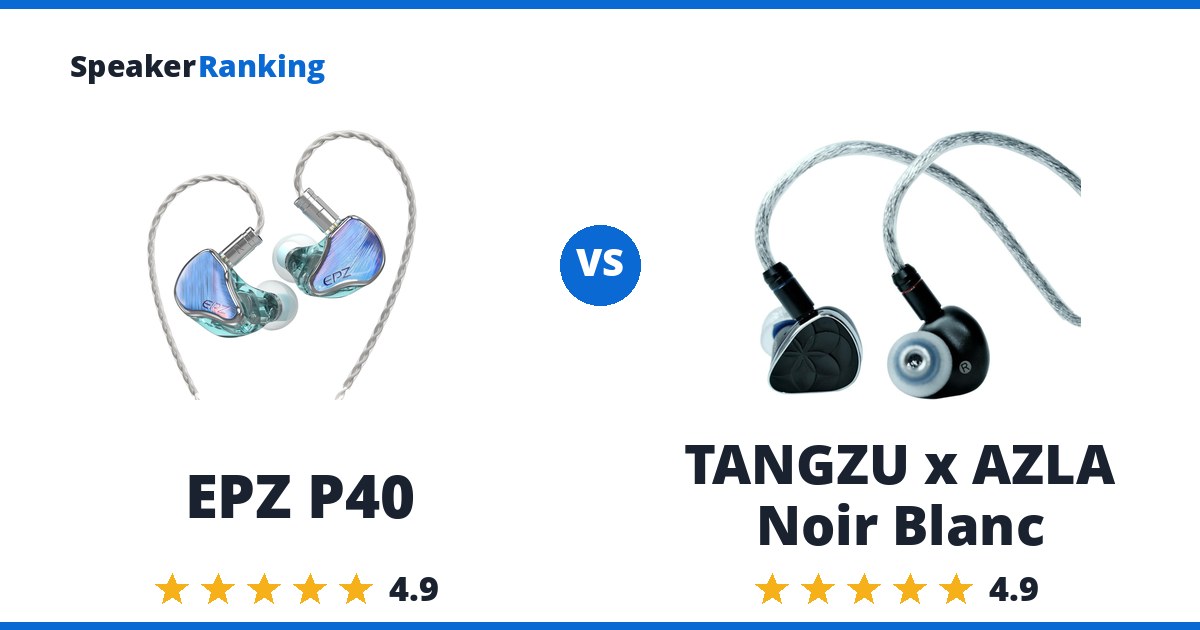 EPZ P40 vs TANGZU x AZLA Noir Blanc