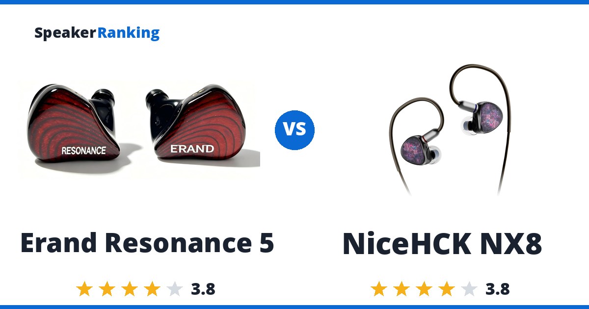 Erand Resonance 5 vs NiceHCK NX8