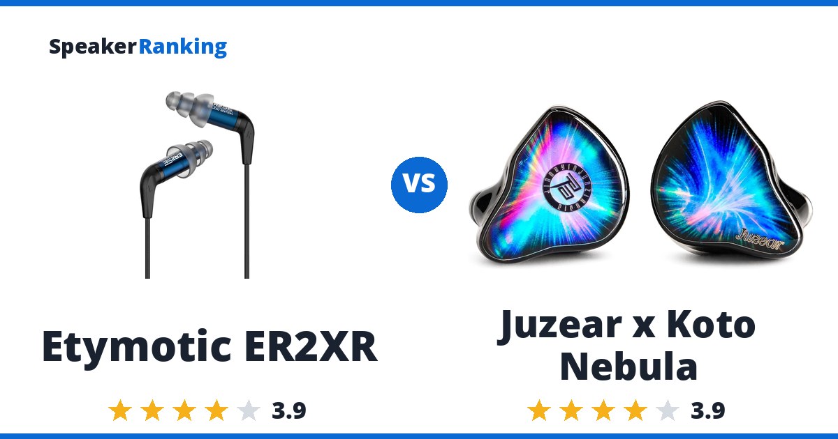 Etymotic ER2XR vs Juzear x Koto Nebula