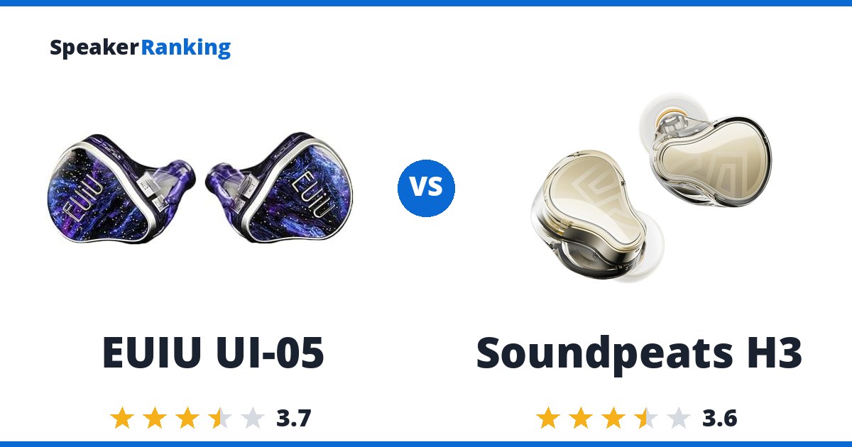 EUIU UI-05 vs Soundpeats H3