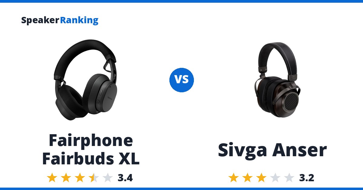 Fairphone Fairbuds XL vs Sivga Anser