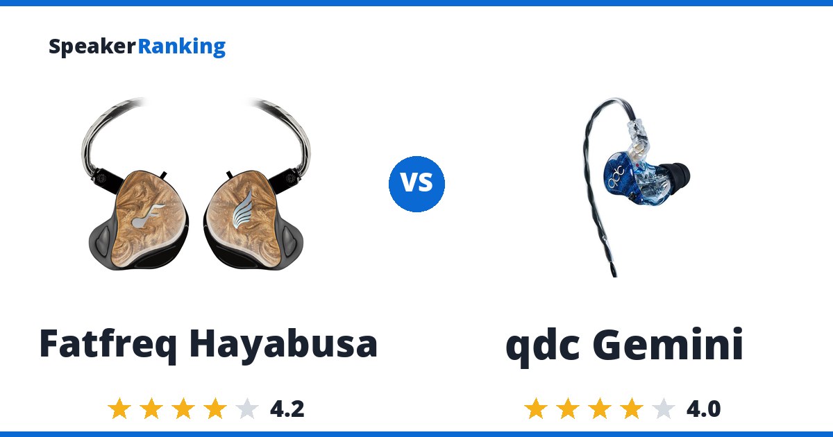 Fatfreq Hayabusa vs qdc Gemini