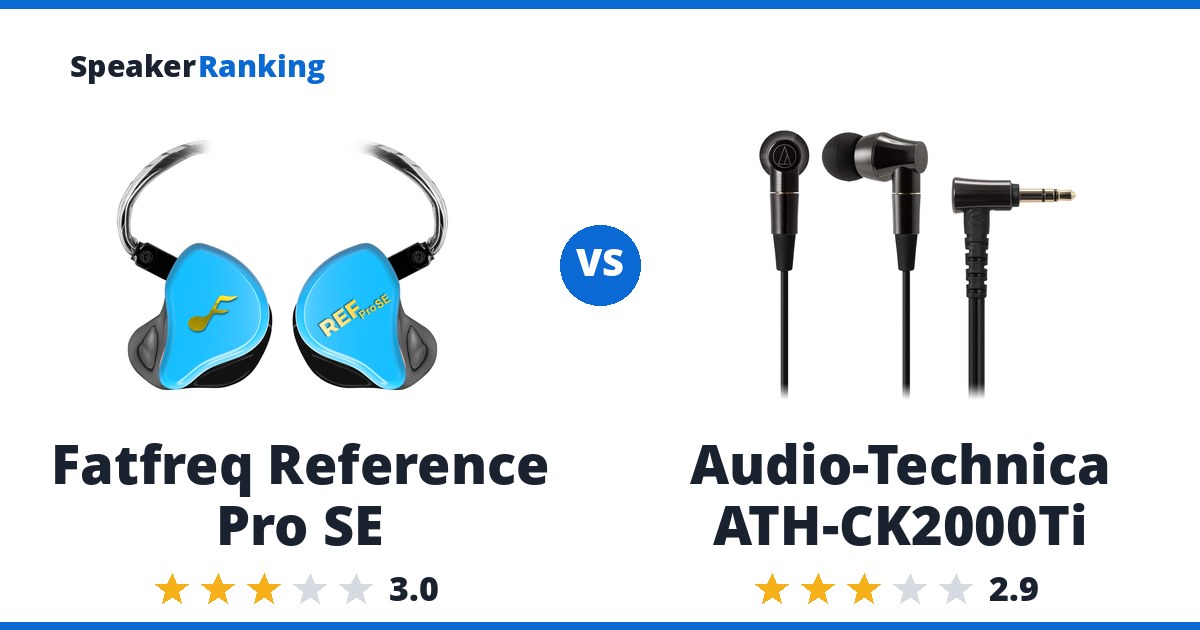 Fatfreq Reference Pro SE vs Audio-Technica ATH-CK2000Ti