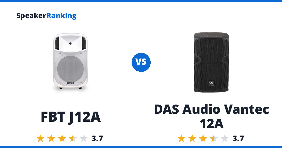 FBT J12A vs DAS Audio Vantec 12A