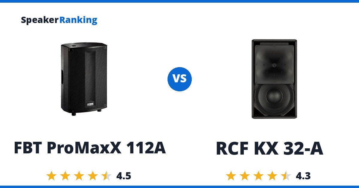 FBT ProMaxX 112A vs RCF KX 32-A