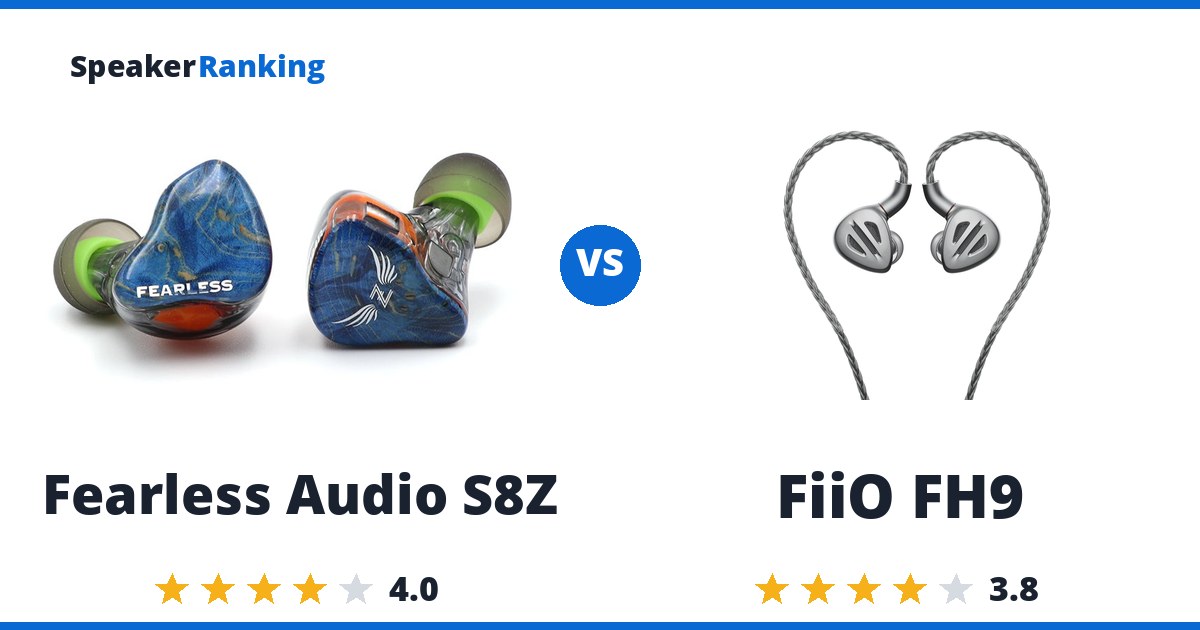 Fearless Audio S8Z vs FiiO FH9