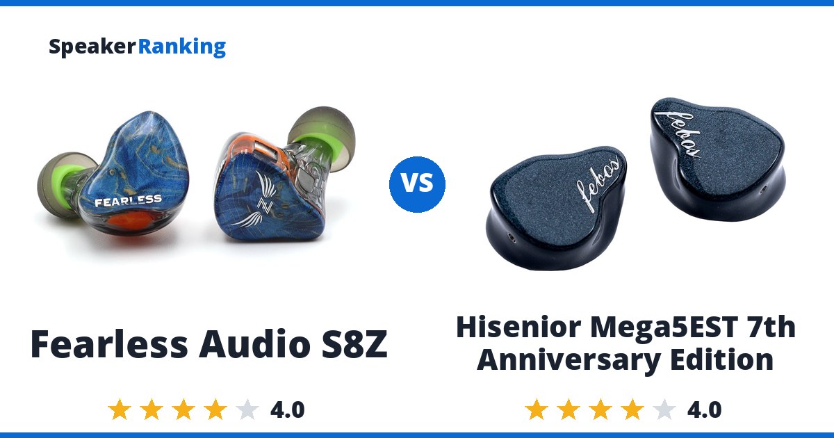 Fearless Audio S8Z vs Hisenior Mega5EST 7th Anniversary Edition