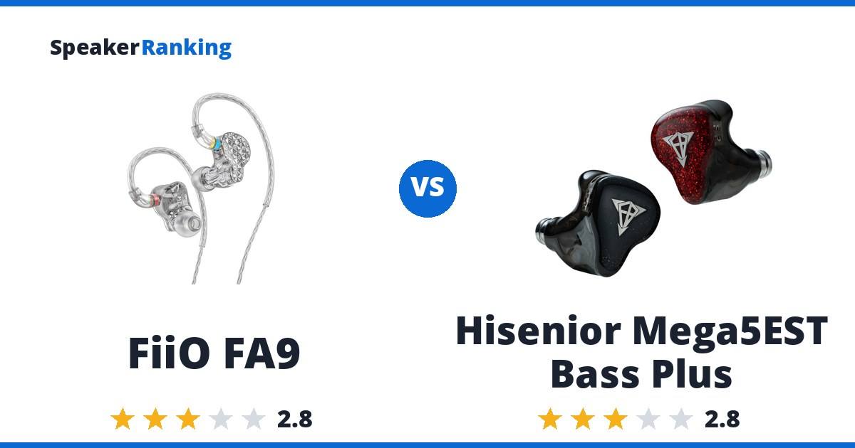 FiiO FA9 vs Hisenior Mega5EST Bass Plus