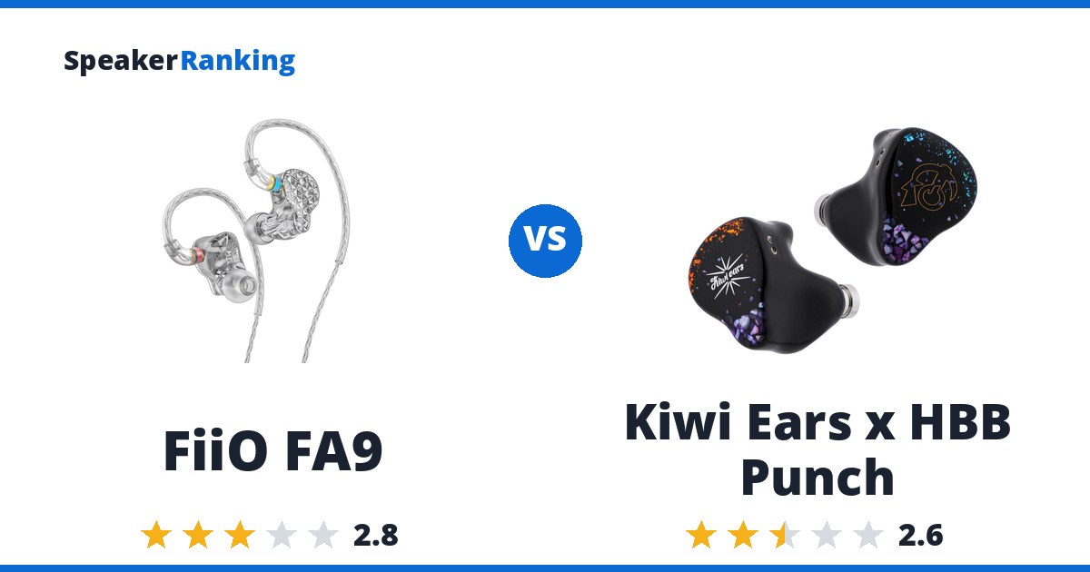 FiiO FA9 vs Kiwi Ears x HBB Punch