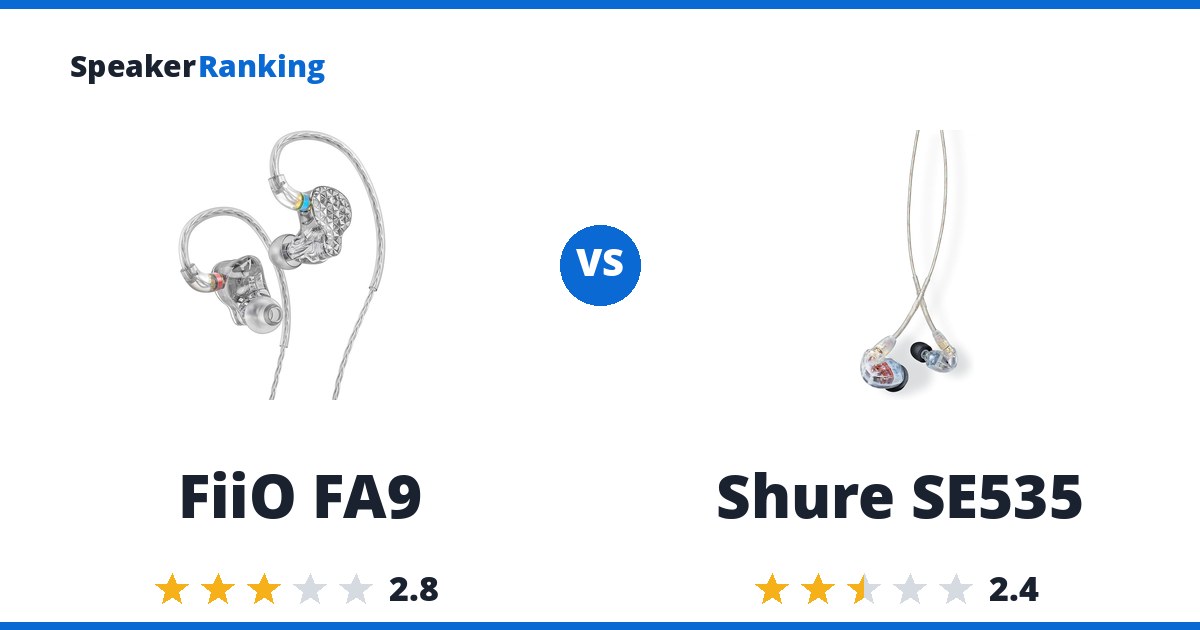 FiiO FA9 vs Shure SE535