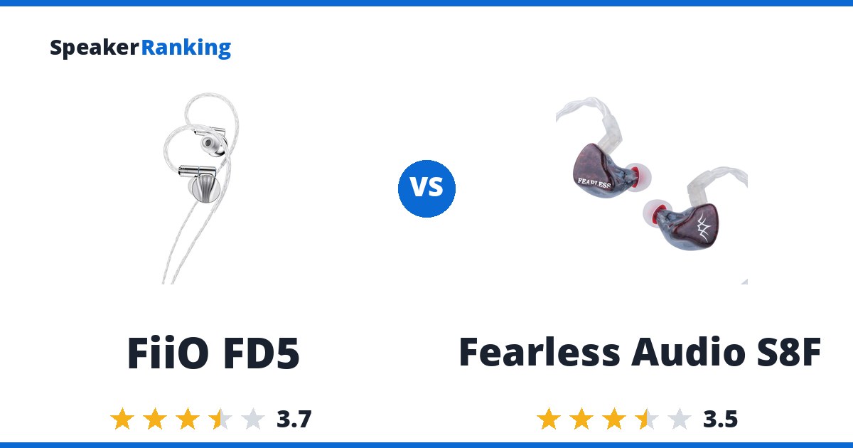 FiiO FD5 vs Fearless Audio S8F