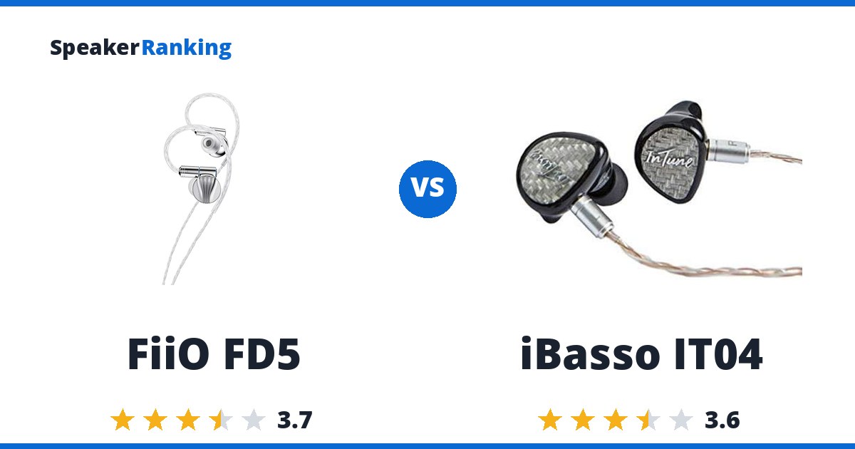 FiiO FD5 vs iBasso IT04