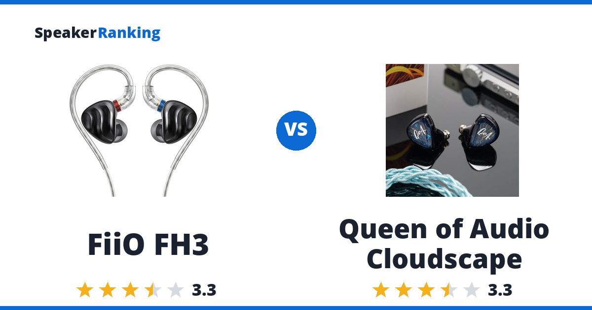 FiiO FH3 vs Queen of Audio Cloudscape