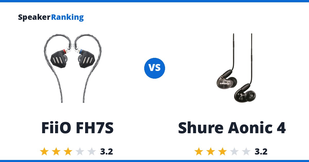 FiiO FH7S vs Shure Aonic 4