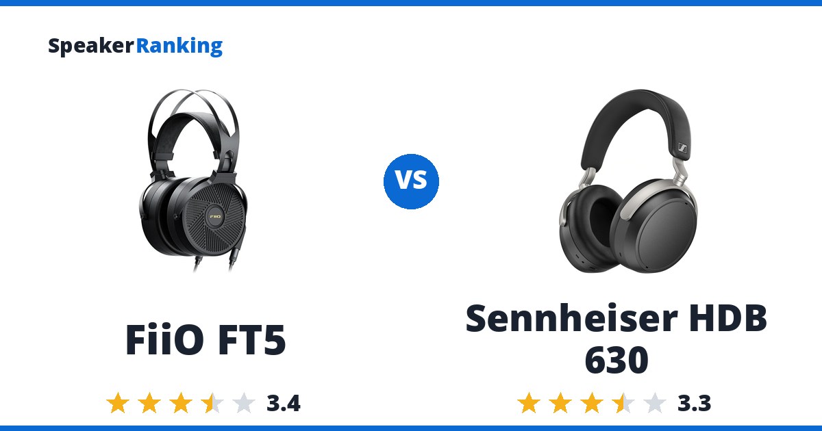 FiiO FT5 vs Sennheiser HDB 630