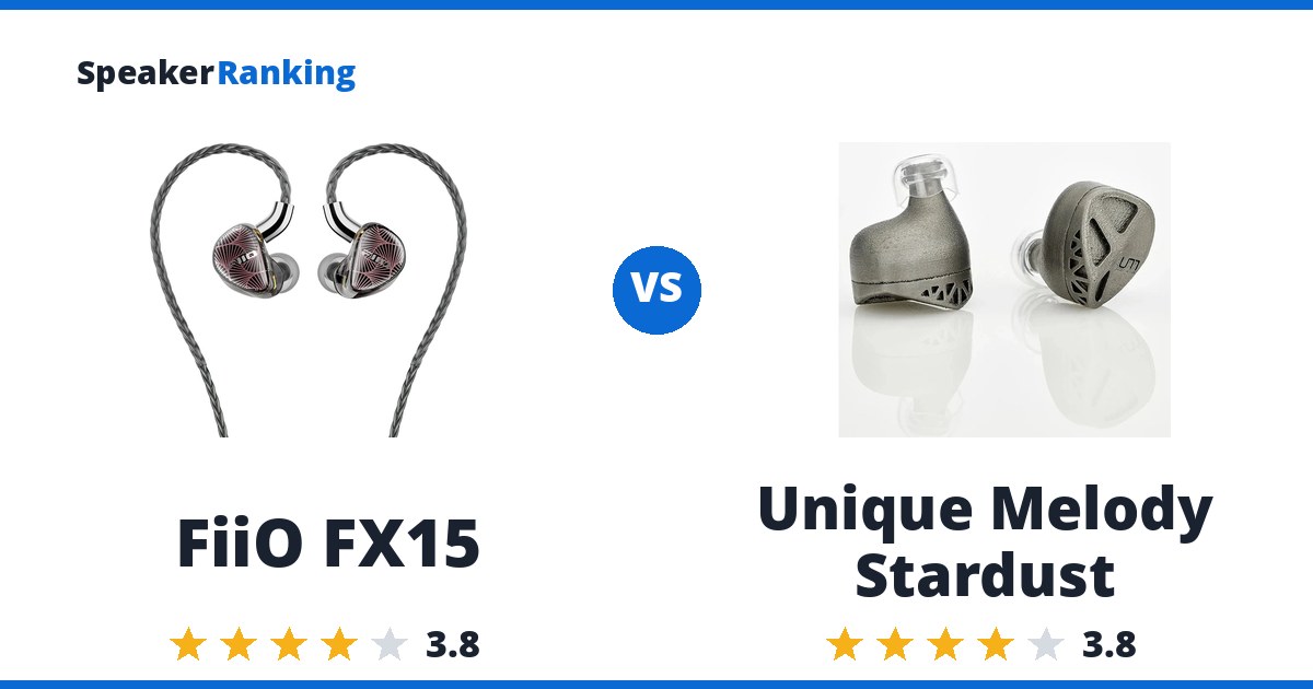FiiO FX15 vs Unique Melody Stardust