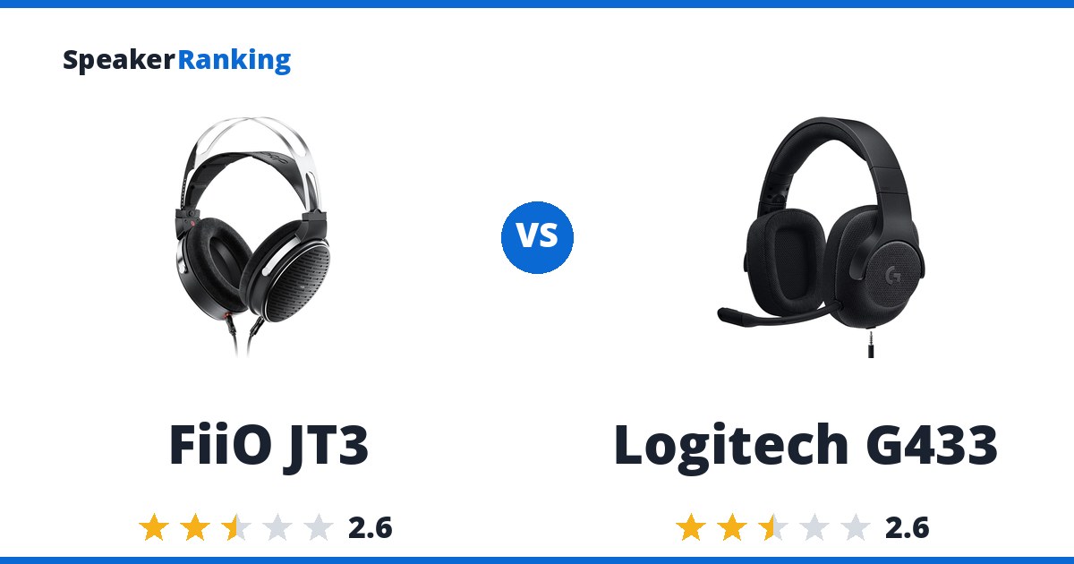 FiiO JT3 vs Logitech G433