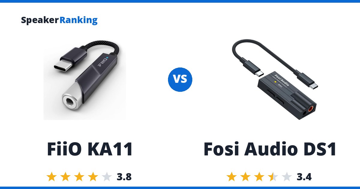 FiiO KA11 vs Fosi Audio DS1