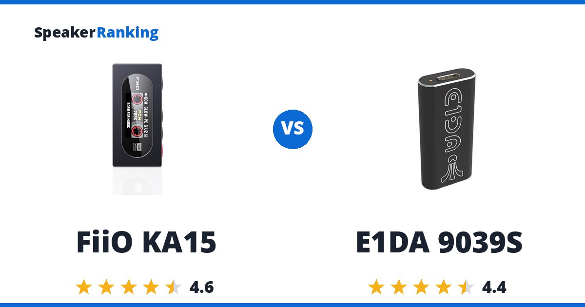 FiiO KA15 vs E1DA 9039S