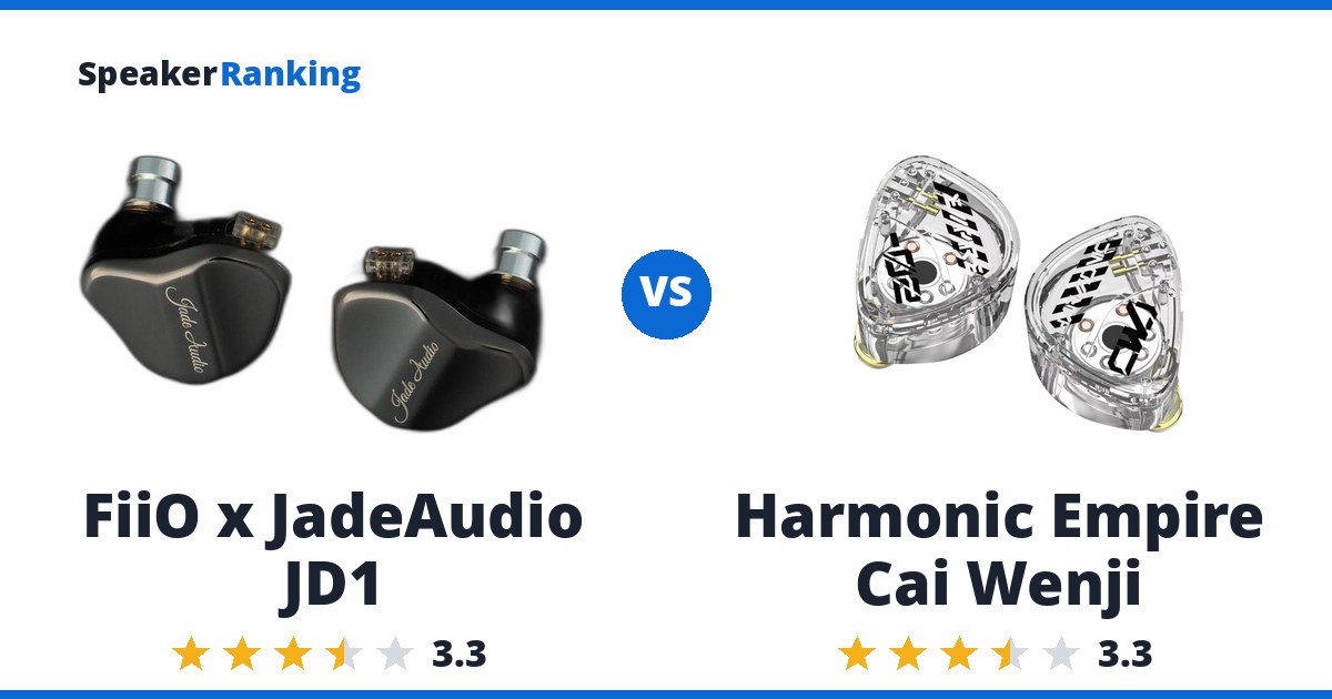 FiiO x JadeAudio JD1 vs Harmonic Empire Cai Wenji
