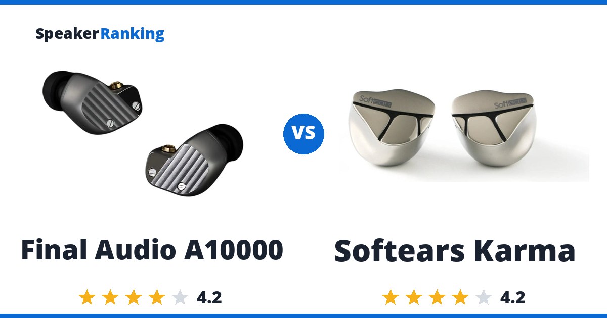 Final Audio A10000 vs Softears Karma