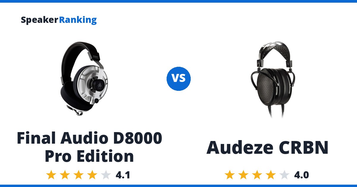 Final Audio D8000 Pro Edition vs Audeze CRBN