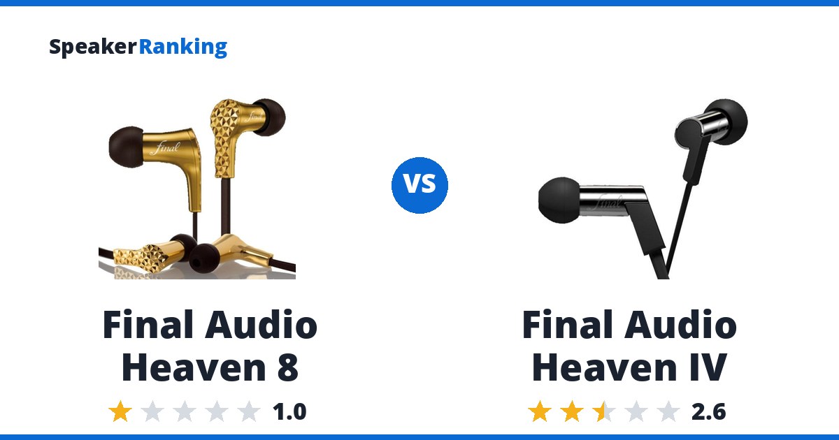 Final Audio Heaven 8 vs Final Audio Heaven IV