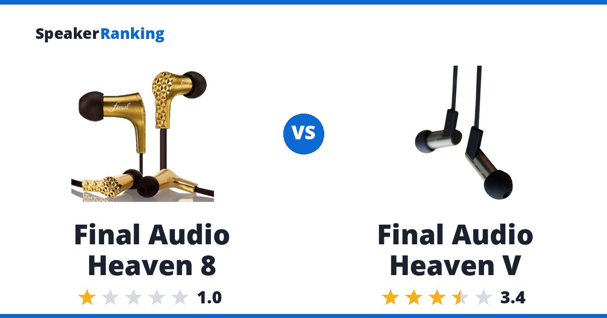 Final Audio Heaven 8 vs Final Audio Heaven V