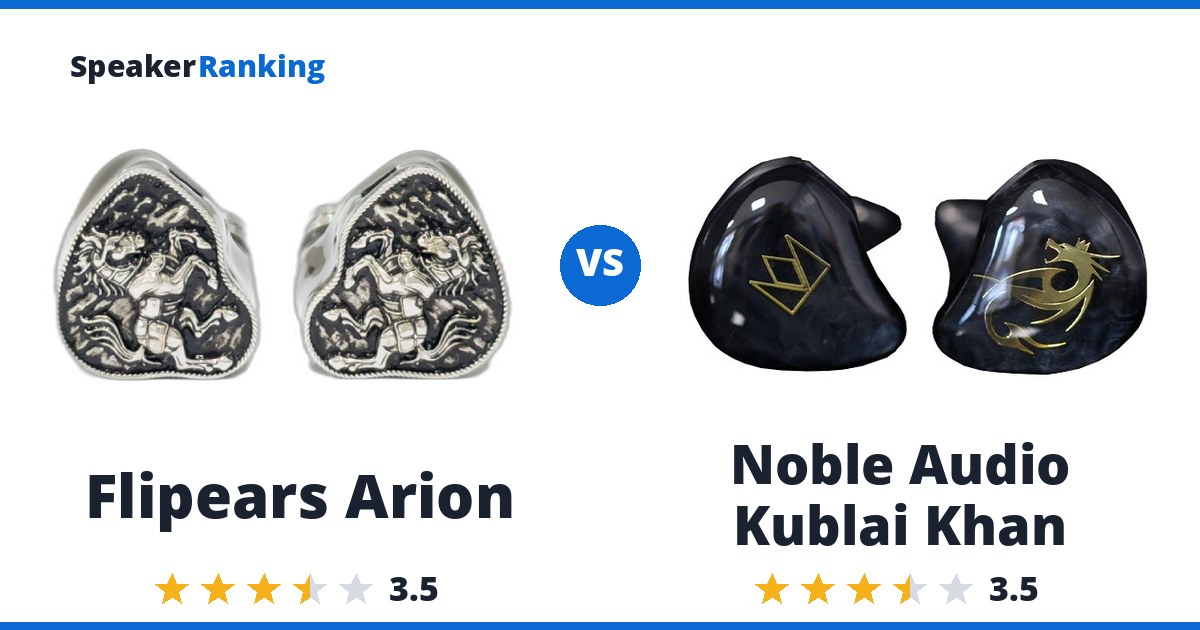 Flipears Arion vs Noble Audio Kublai Khan