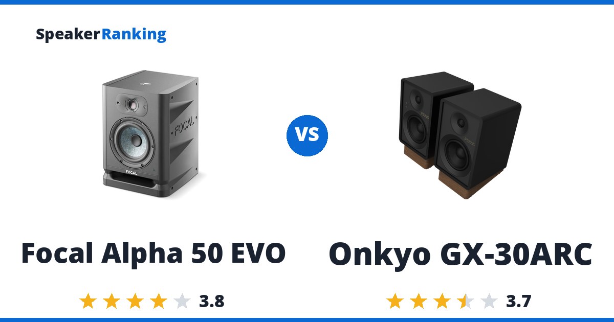 Focal Alpha 50 EVO vs Onkyo GX-30ARC