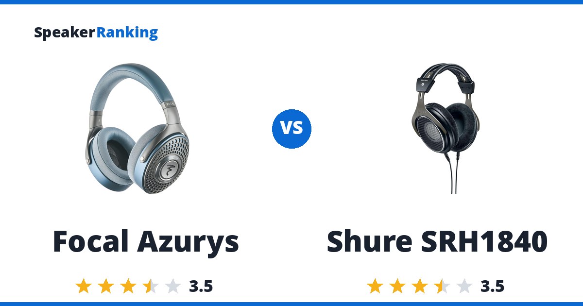 Focal Azurys vs Shure SRH1840