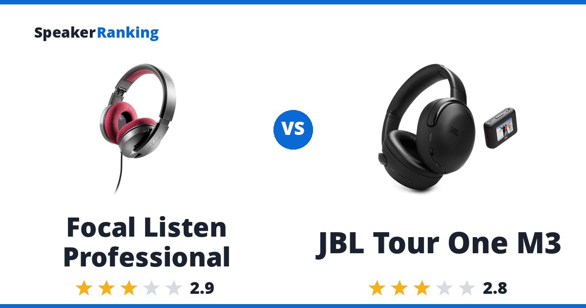 Focal Listen Professional vs JBL Tour One M3