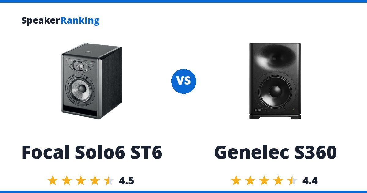 Focal Solo6 ST6 vs Genelec S360