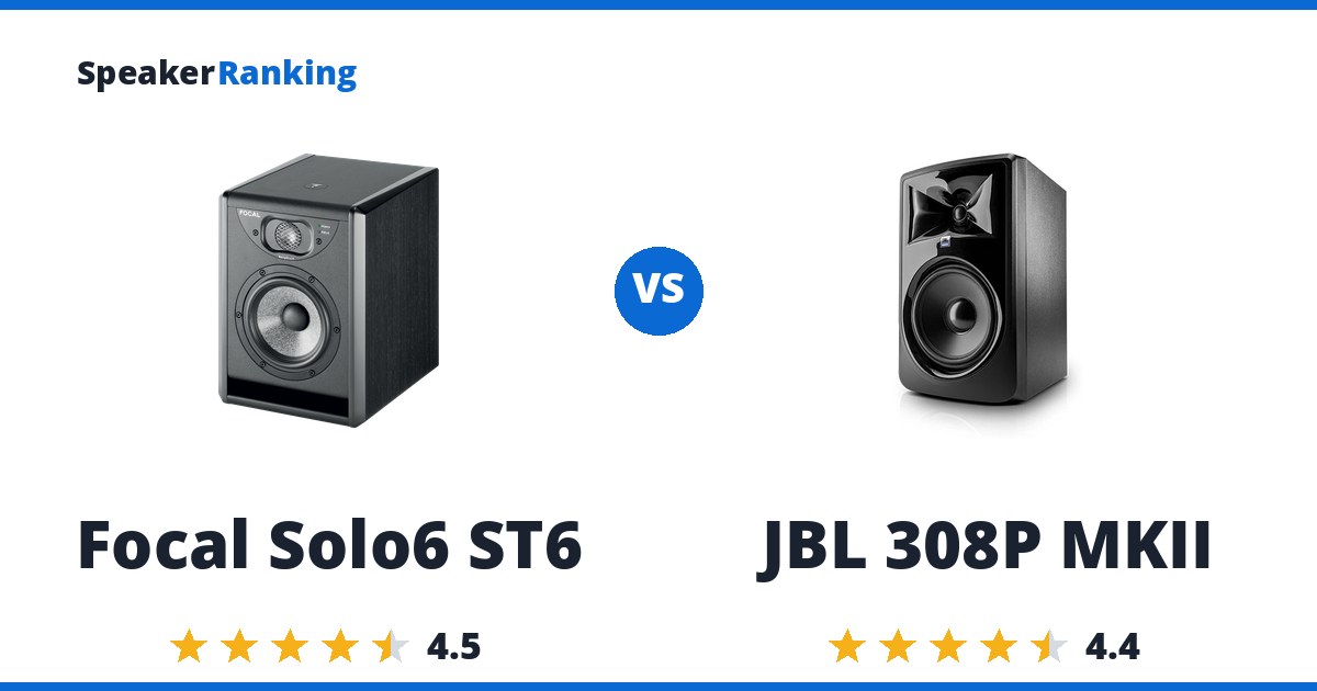 Focal Solo6 ST6 vs JBL 308P MKII