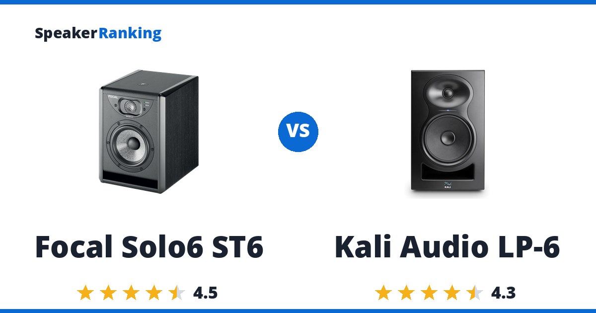 Focal Solo6 ST6 vs Kali Audio LP-6