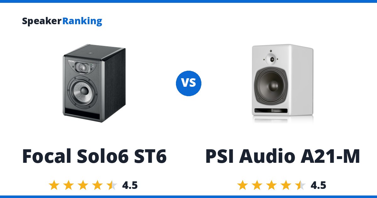Focal Solo6 ST6 vs PSI Audio A21-M