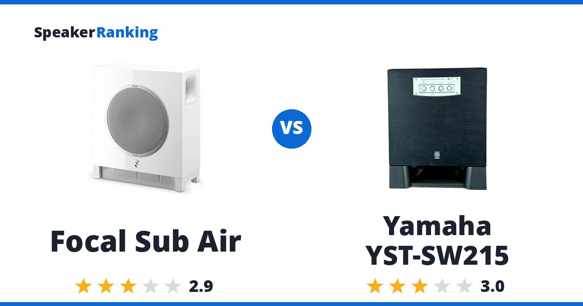 Focal Sub Air vs Yamaha YST-SW215