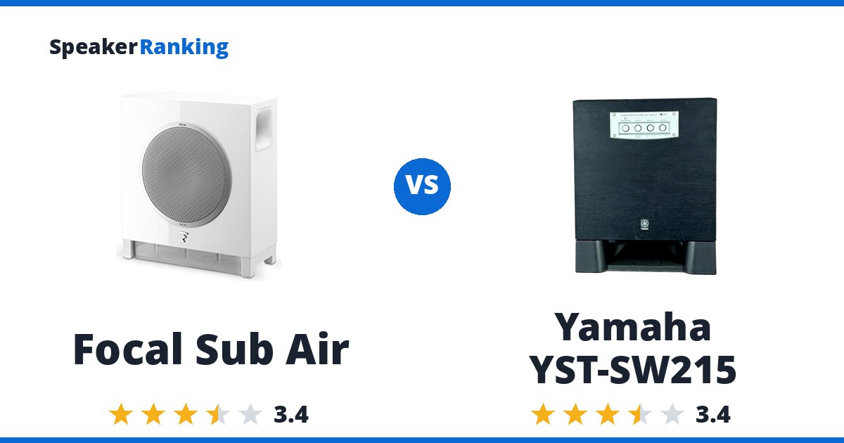 Focal Sub Air vs Yamaha YST-SW215
