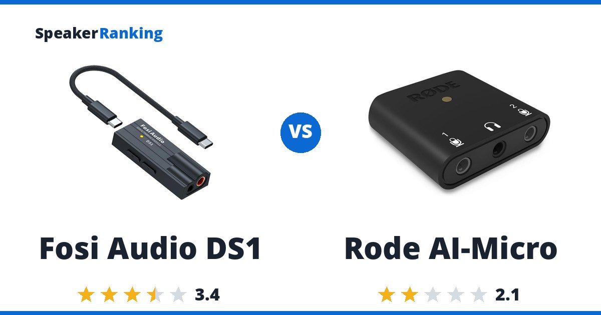 Fosi Audio DS1 vs Rode AI-Micro