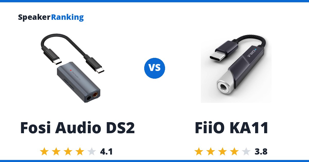 Fosi Audio DS2 vs FiiO KA11