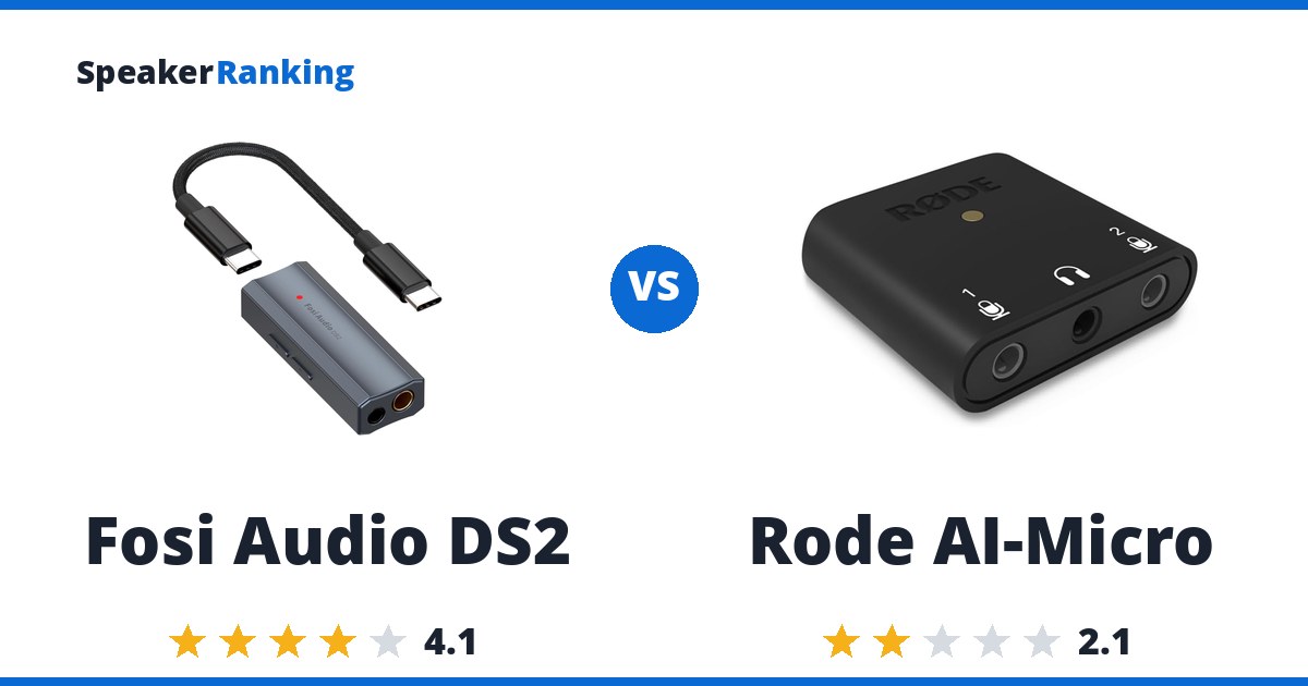 Fosi Audio DS2 vs Rode AI-Micro