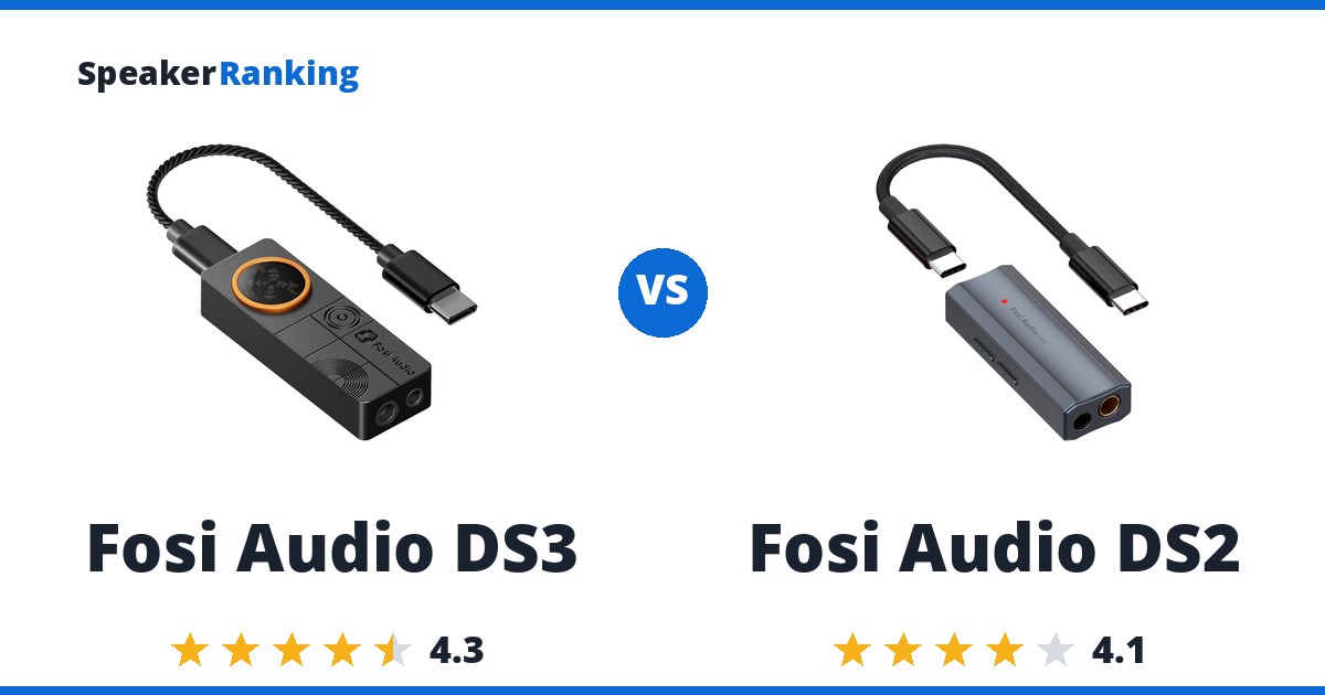 Fosi Audio DS3 vs Fosi Audio DS2